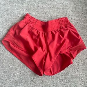 Lulu lemon hotty hot shorts